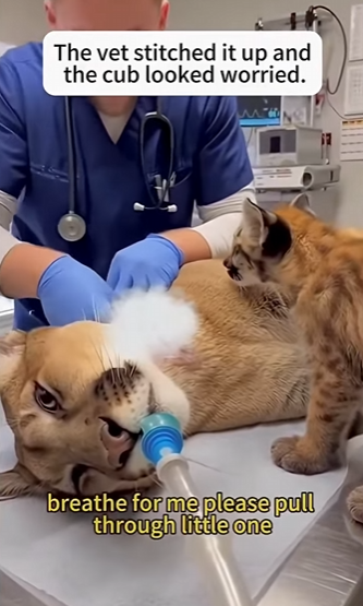 P2403008 This man found a puma that an evil hunter had maliciously tied to a tree with a rope (Part 2)