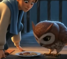 B2404002_Woman Befriends a Wild Owl. Now They Do Everything Together.( PART 2)
