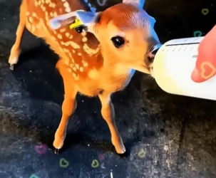 B1305017_This family rescued a baby deer stuck in a drain and then this happened PART 2